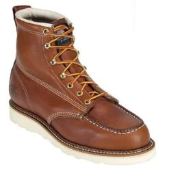 Thorogood Boots: Men's 814-4200 American Heritage Wedge Moc Toe Boots -Men's Work Boots Store thorogood 814 4200 image