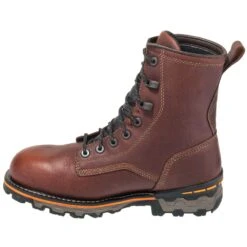 Timberland PRO Boots: Men's TB01113A 210 Brown Boondock 8" Waterproof Boots -Men's Work Boots Store timberland 1113 i 01