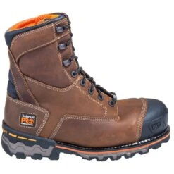 Timberland PRO Boots: Men's Brown 92671 Boondock EH Composite Toe Boots -Men's Work Boots Store timberland 92671 o 01