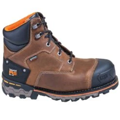 Timberland PRO Boots: Men's Brown 92673 Boondock 6" EH Waterproof Boots -Men's Work Boots Store timberland 92673 o 01