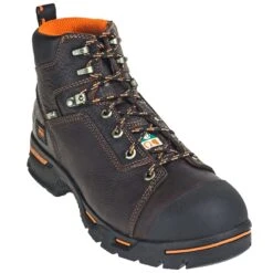Timberland PRO Boots: Men's Endurance PR 52562 Brown 6" Steel Toe EH Boots -Men's Work Boots Store timberland tb052562 p 01