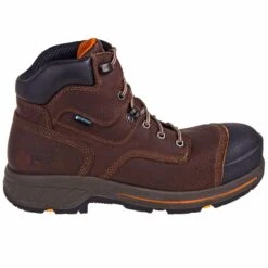 Timberland PRO Boots: Men's TB0A1I4H 214 Helix HD Brown 6-Inch Composite Toe Boots -Men's Work Boots Store timberland tb0a1i4h214 o 01