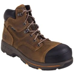 Timberland PRO Boots: Men's Helix HD 6-Inch TB0A1HQL 214 Brown Composite Toe EH Work Boots -Men's Work Boots Store timberland tb0a1ihql214 p 01