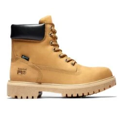 Timberland PRO Boots: Men's Waterproof Insulated 65030 6" Work Boots -Men's Work Boots Store timberland 65030 side view 1