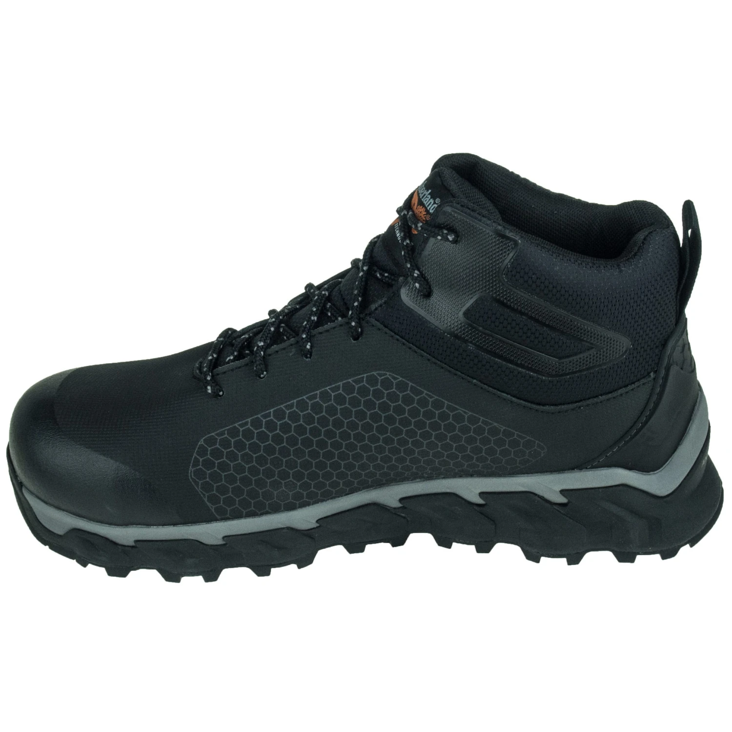 Timberland PRO Boots: Ridgework Men's Black CT TB0A1KBW001 WP Mid Work Boots 6 Timberland PRO Boots: Ridgework Men's Black CT TB0A1KBW001 WP Mid Work Boots - Image 4