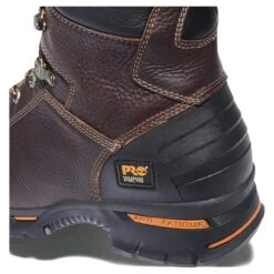 Timberland PRO Boots: Men's Endurance PR 52561 Brown 8" Steel Toe Work Boots -Men's Work Boots Store tmb pro 52561 back