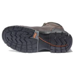 Timberland PRO Boots: Men's Endurance PR 52561 Brown 8" Steel Toe Work Boots -Men's Work Boots Store tmb pro 52561 bottom