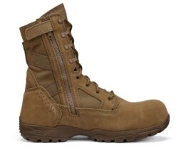 Tactical Research: Men's TR596ZCT FLYWEIGHT Hot Weather Side-Zip Composite Toe Tactical Boot -Men's Work Boots Store tr596zct 3