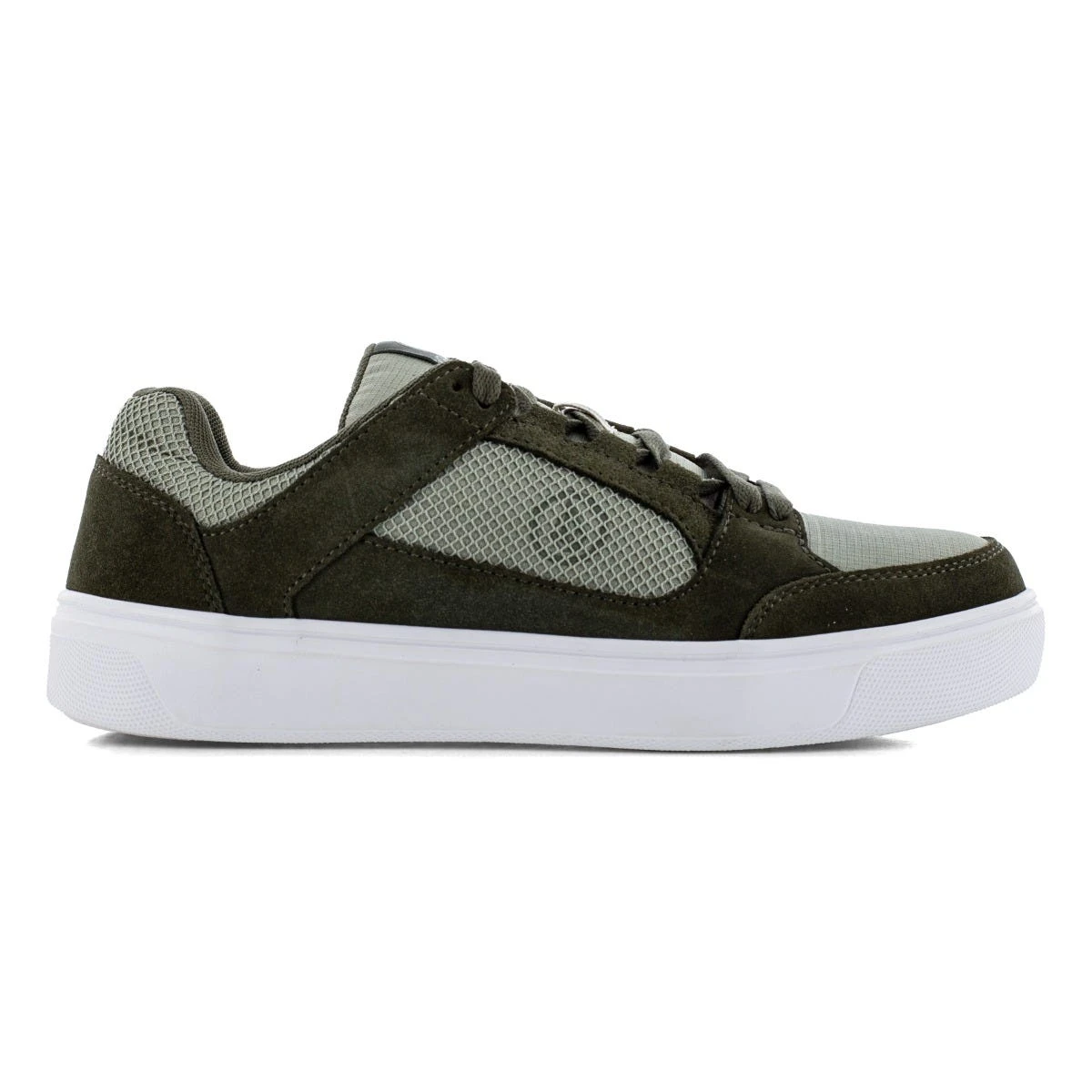 Volcom Shoes: Men's VM30231 Olive Grey Composite Toe Evolve Slip Resistant Skate Inspired Work Shoe 5 Volcom Shoes: Men's VM30231 Olive Grey Composite Toe Evolve Slip Resistant Skate Inspired Work Shoe - Image 3