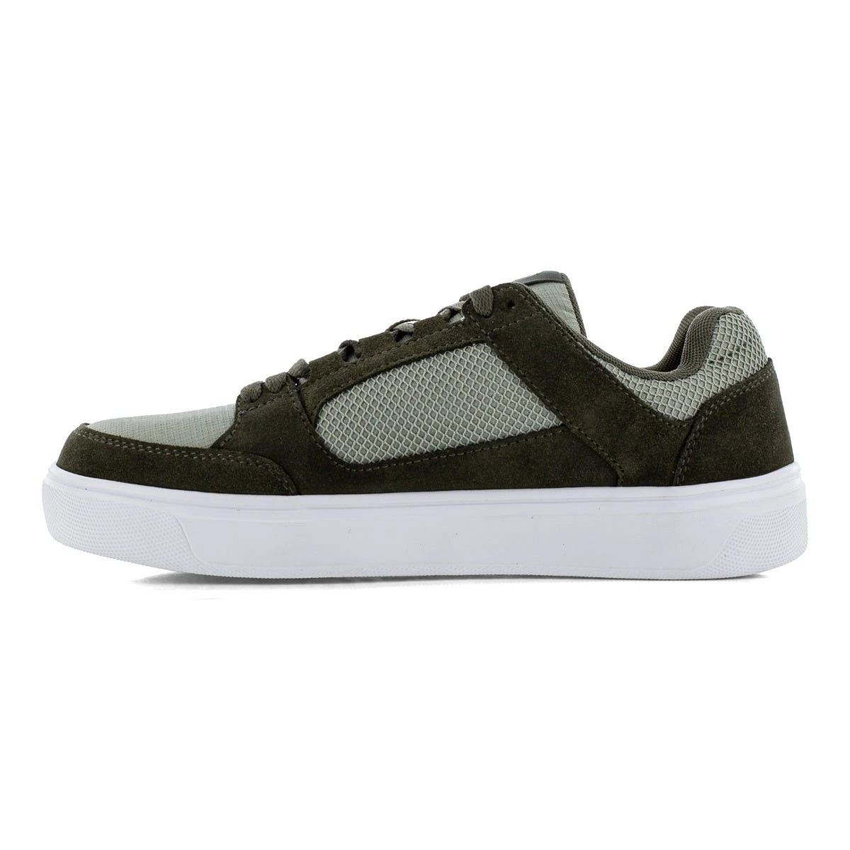 Volcom Shoes: Men's VM30231 Olive Grey Composite Toe Evolve Slip Resistant Skate Inspired Work Shoe 6 Volcom Shoes: Men's VM30231 Olive Grey Composite Toe Evolve Slip Resistant Skate Inspired Work Shoe - Image 4