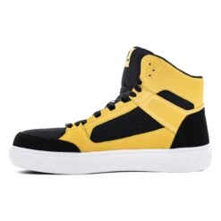 Volcom Shoes: Men's VM30237 Wheat Black Composite Toe EH Slip Resistant Evolve Skate Inspired Work High Top -Men's Work Boots Store volcom vm30237 evolve 04