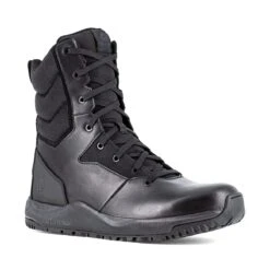 Volcom Boots: Men's VM30705 Black Soft Toe Street Shield Skate-Inspired 8" Tactical Side Zipper Boot