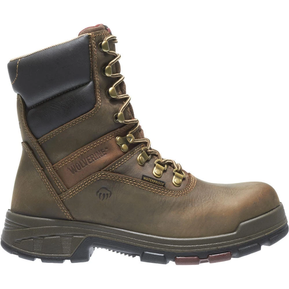 Wolverine Boots: Men's W10316 Dark Coffee 8" Cabor Composite Toe Waterproof Boot 3 Wolverine Boots: Men's W10316 Dark Coffee 8" Cabor Composite Toe Waterproof Boot
