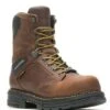 Wolverine Boots: Men's 201177 Tobacco Hellcat CarbonMax Waterproof Work Boot -Men's Work Boots Store wbsm w201177 091719 f20 045 2 1