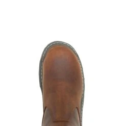 Wolverine Boots: Men's W211120 Peanut Carbonmax Toe Raider Durashocks Insulated Wellington Pull On Boot -Men's Work Boots Store wbsm w211120 082420 f21 top