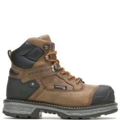 Wolverine Boots: Men's W211135 Brown Carbonmax Toe Hellcat Ultraspring Heavy Duty 6" Work Boot -Men's Work Boots Store wbsm w211135 012721 s22 000