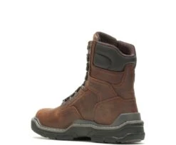 Wolverine Boots: Men's W211162 Peanut Raider Durashocks Waterproof 8" Carbonmax Work Boot -Men's Work Boots Store wbsm w211162 012721 s22 225 1