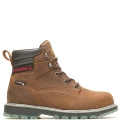 Wolverine Boots: Men's W230012 Sudan Brown Soft Toe Floorhand LX 6" Work Boot -Men's Work Boots Store wbsm w231016 050222 s23 000 1