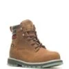 Wolverine Boots: Men's W230012 Sudan Brown Soft Toe Floorhand LX 6" Work Boot -Men's Work Boots Store wbsm w231016 050222 s23 045 1