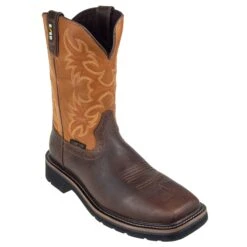 Justin Boots: Men's Actuator SE4300 ESD Composite Toe Work Boots -Men's Work Boots Store wk4300 1