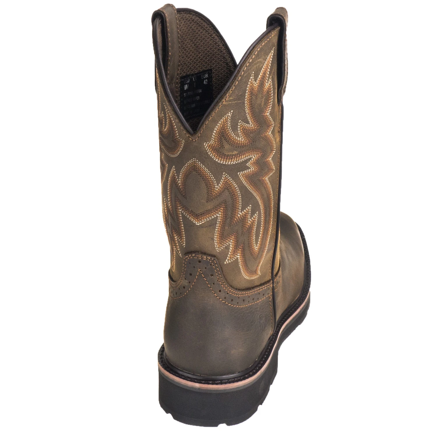 Wolverine Boots: Men's 10704 Dark Brown Rancher Slip Resistant Pull On Boots 4 Wolverine Boots: Men's 10704 Dark Brown Rancher Slip Resistant Pull On Boots - Image 2