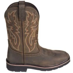 Wolverine Boots: Men's 10704 Dark Brown Rancher Slip Resistant Pull On Boots 13 Wolverine Boots: Men's 10704 Dark Brown Rancher Slip Resistant Pull On Boots -Men's Work Boots Store wolverine 10702 o 01 1