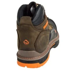 Wolverine Boots: Overpass CarbonMAX EH Men's W10717 Brown Mid Work Boots -Men's Work Boots Store wolverine w10717 b 01
