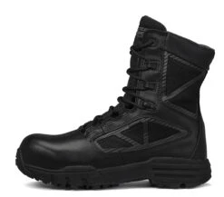 Tactical Research Boots: Men's TR998ZWPCT Black TR Chrome Side-Zip Waterproof CT Combat Boots -Men's Work Boots Store z1 zn ng